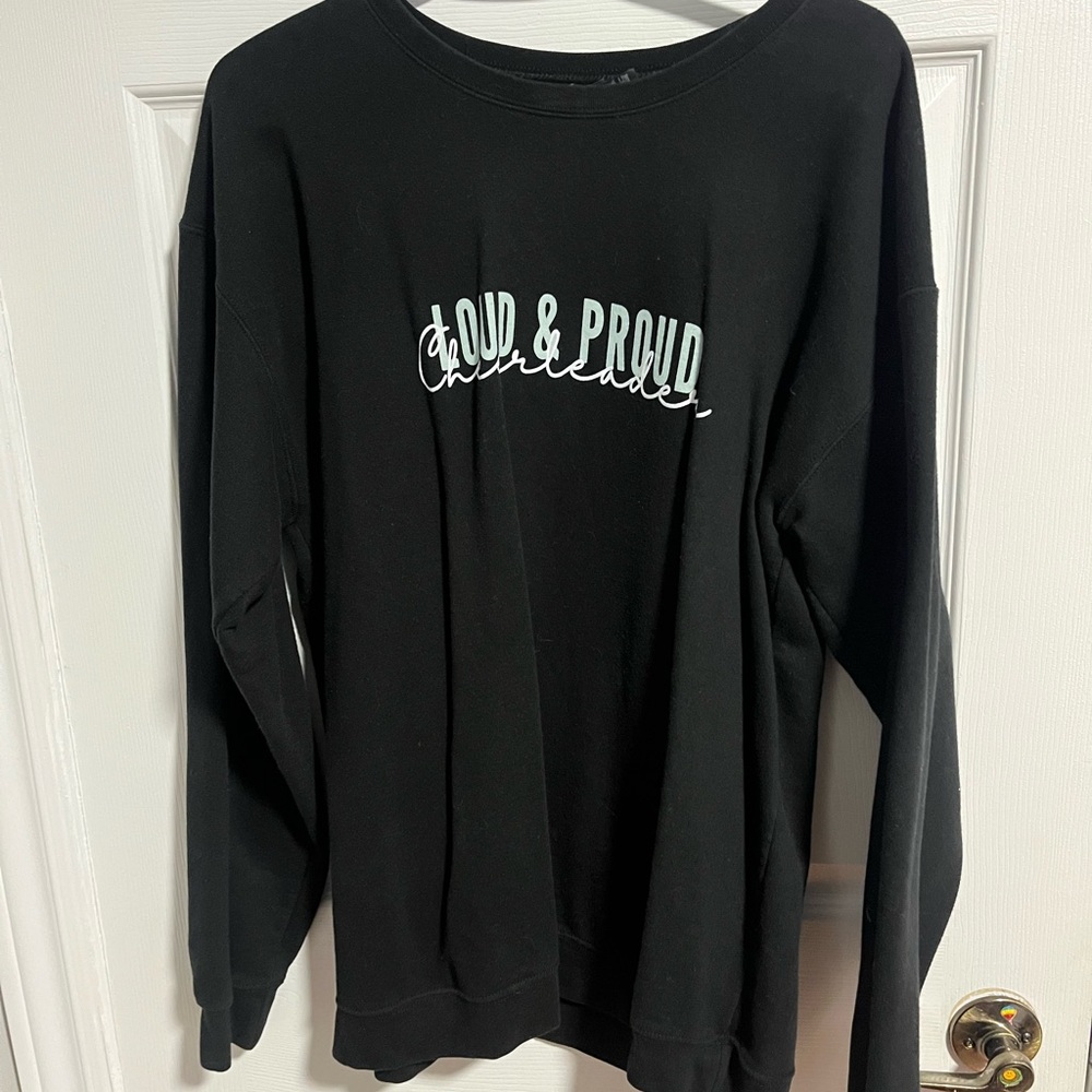Women's Black Crewneck Sweater